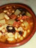Fabada asturiana sin olla a presión