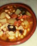 Fabada asturiana sin olla a presión