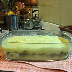 Una foto de Pastel de polenta