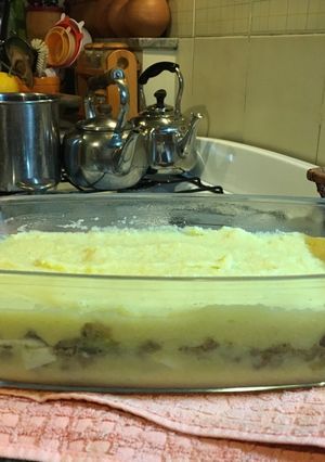 Una foto de Pastel de polenta