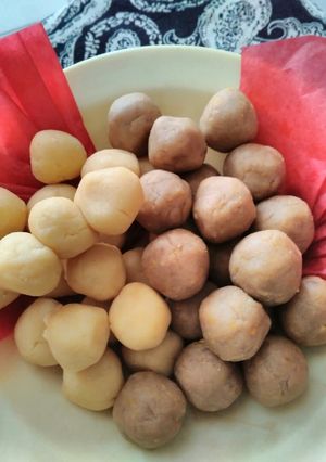 Foto resep Kue bola salju dan coklat
