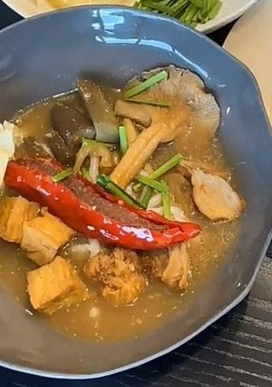 Hình của món Bún Mắm Chay.