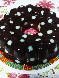 Foto resep Puding Cokelat Polkadot