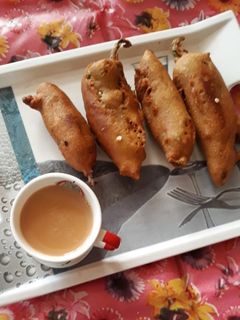मिर्च के पकौड़े (mirch ke pakode recipe in Hindi) रेसिपी मुख्य फोटो