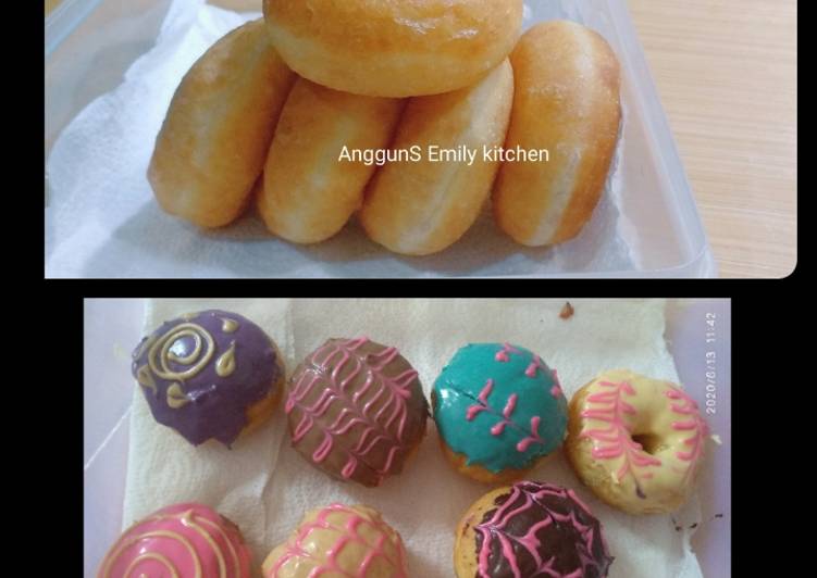 Donat metode autolysis super lembut tanpa ulen