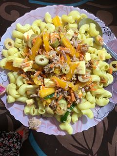 صورة لوصفة مكرونه بالتونه 😋😋