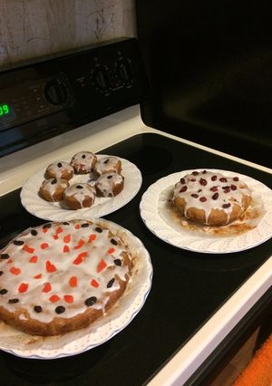 Una foto de Budín de Frutas Navideño