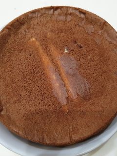 氣炸巧克力起士戚風蛋糕 的食譜成品照片