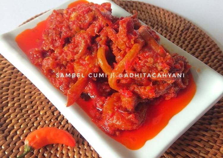 Resep Sambel cumi, Sempurna