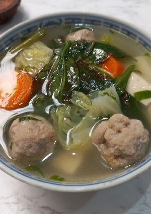 Foto resep Sup baso ikan tenggiri