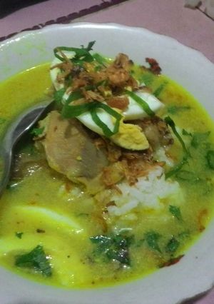 Foto resep Soto Ayam Kampung kuah Buthek Nazala