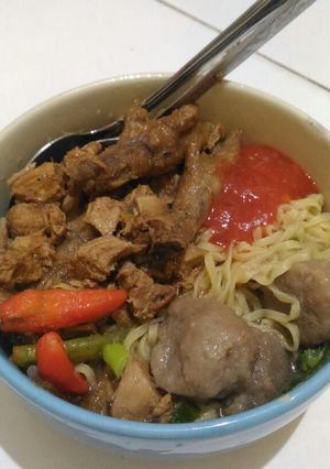 Foto resep Mie ayam ceker homemade