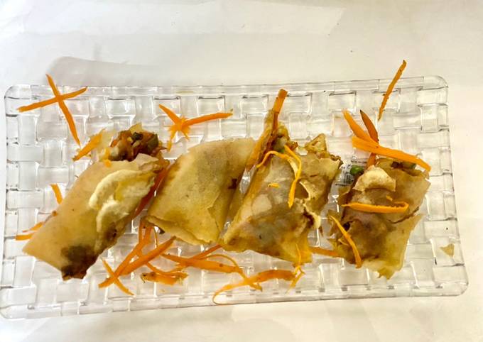 Recipe of Andrew Copley Veg spring rolls