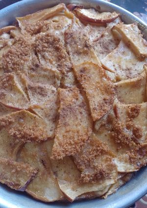 Una foto de Tarta de Manzana sin Gluten💚😋🍎