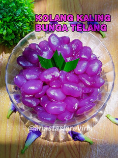 Foto resep Kolang Kaling bunga telang