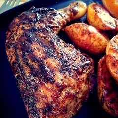 A picture of Pan-fried chicken.