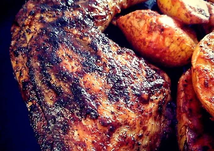 Recipe of Super Quick Homemade Pan-fried chicken