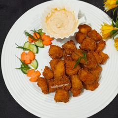 A picture of Chicken popcorn.