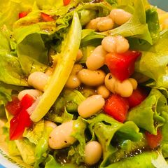 A picture of Navy Bean Salad.