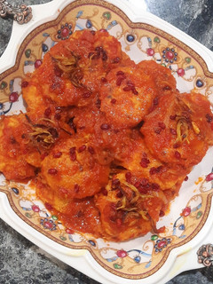 عکسی از دستور کتلت مرغ و زرشک