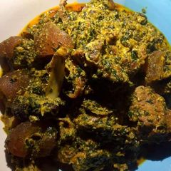A picture of Egusi soup.