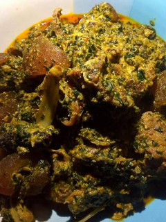 A picture of Egusi soup.