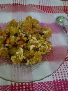 Foto resep Udang telur asin aroma daun jeruk