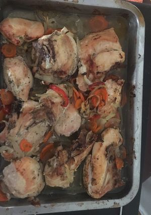 Una foto de Pollo al horno