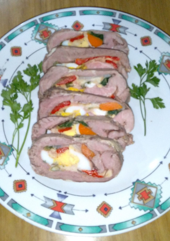 Una foto de Colita de cuadril rellena (arrolado)