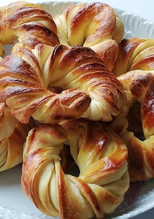 A picture of Turkish Brioche Rolls (Açma) Recipe.