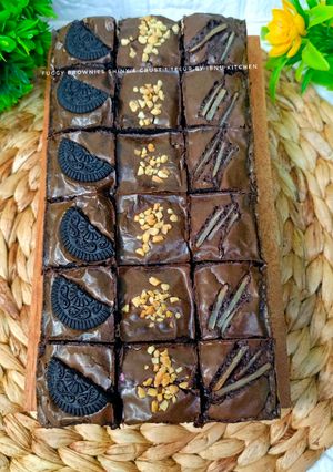 Foto resep Fuggy Brownies 1 Telur Shiny & Crust by Ibnu Kitchen