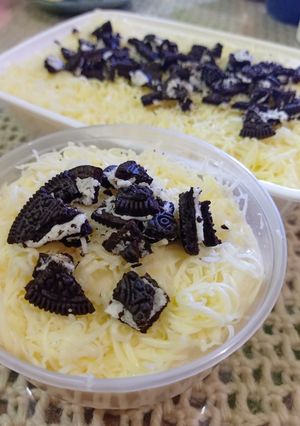 Foto resep Stup Roti Tawar Vla Keju Topping Oreo