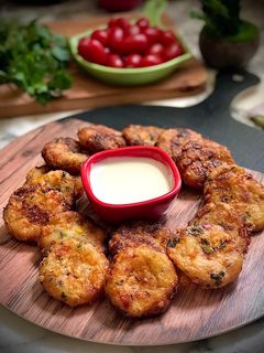 صورة لوصفة ناجتس البطاطا بالخضار 😋😍