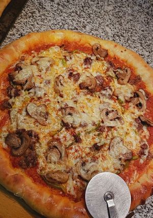 صورة لوصفة بيتزا 🍕