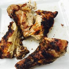 A picture of Braaied chicken.