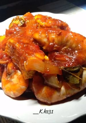 Foto resep Udang Saus Padang -165-