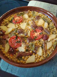 Una foto de Arrós al forn. (Arroz al horno)