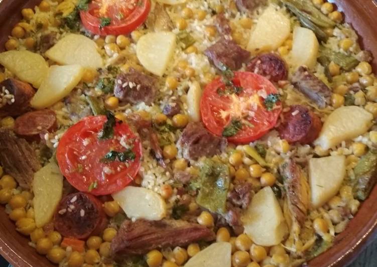 Arrós al forn. (Arroz al horno)