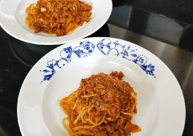 Spaghetti Bolognese Sederhana Instant