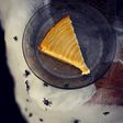 Tarta cheesecake cebra de calabaza Halloween