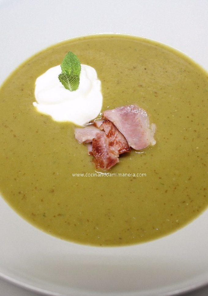 Una foto de Crema de Guisantes