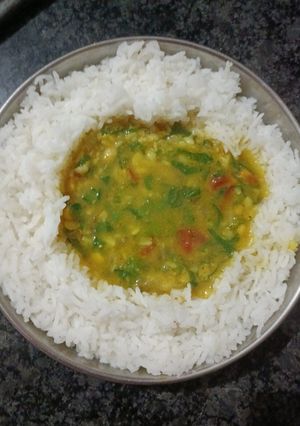 दाल पालक रेसिपी मुख्य फोटो