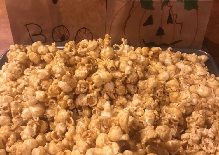 Easiest Way to Prepare Homemade Caramel Popcorn