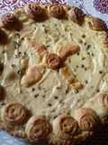 Crostata con crema di ricotta