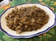 Une photo de fenugrec et crevettes