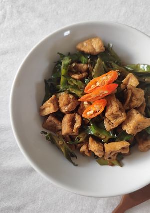 Foto resep Oseng Kecipir Tahu