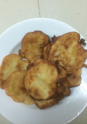 Hình của món Bột mỳ nhào khoai lang.
