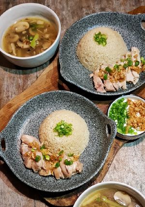 Foto resep Nasi Ayam Hainan Praktis Rice Cooker