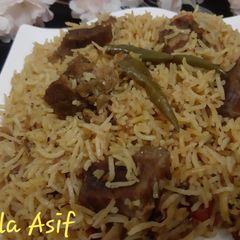 Beef Yakhni Pulao A picture of Beef Yakhni Pulao.