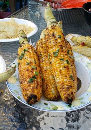 Hình của món Bắp Mỹ Nướng.